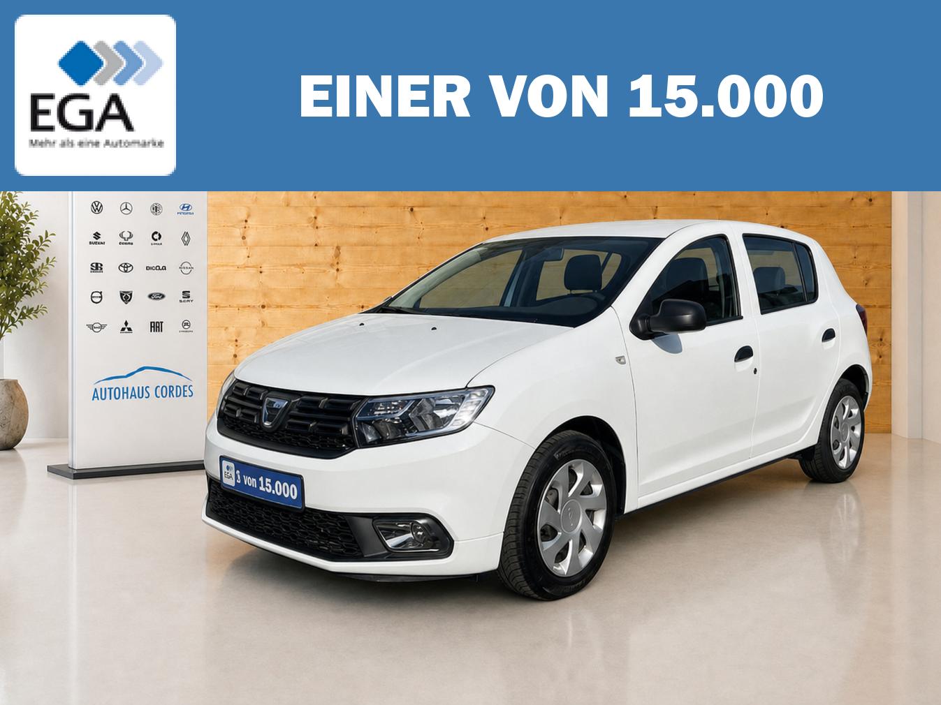 Dacia Sandero LIMOUSINE SCe 75 SERVO*KLIMA*RADIO*BTH*EFH*ZFVB