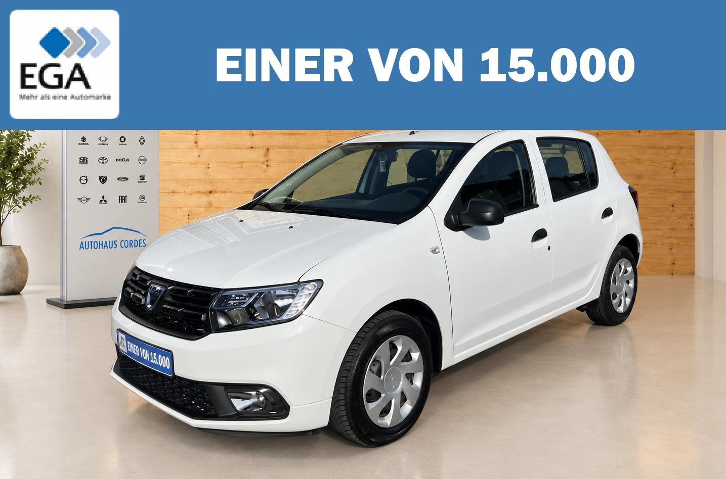Dacia Sandero LIMOUSINE SCe 75 SERVO*KLIMA*RADIO*BTH*EFH*ZFVB